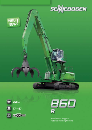 Lánctalpas kotrók Sennebogen 860 R-HD