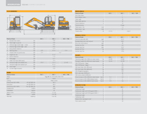 Lánctalpas kotrók JCB 85Z-1