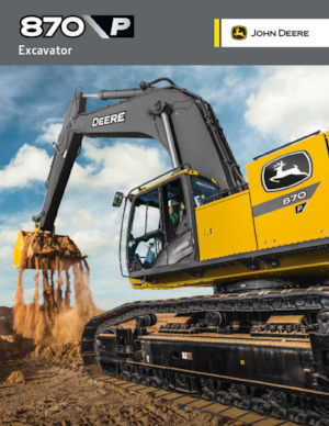 Lánctalpas kotrók John Deere Construction 870 P