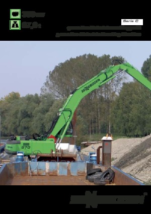 Lánctalpas kotrók Sennebogen 870 R-HD