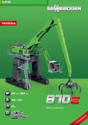 Lánctalpas kotrók Sennebogen 870 R-HD