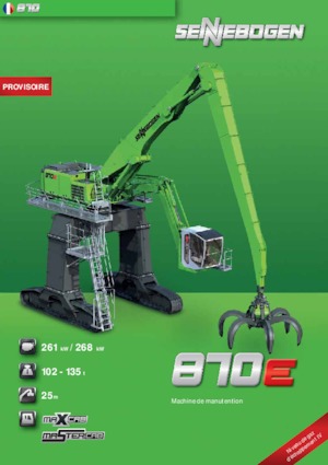 Lánctalpas kotrók Sennebogen 870 R-HD