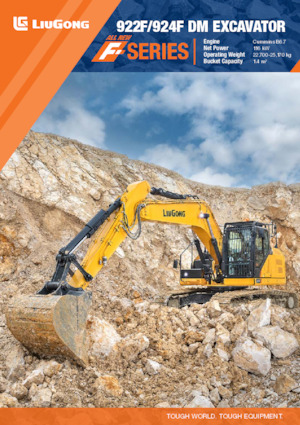 Lánctalpas kotrók Liugong 922FLL