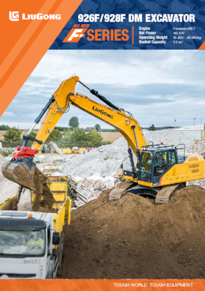 Lánctalpas kotrók Liugong 926F