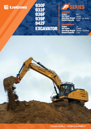 Lánctalpas kotrók Liugong 930F