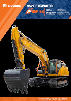 Lánctalpas kotrók Liugong 952F