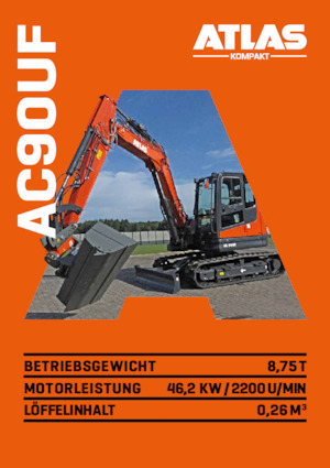 Lánctalpas kotrók Atlas Kompakt AC 90UF