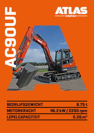 Lánctalpas kotrók Atlas Kompakt AC 90UF