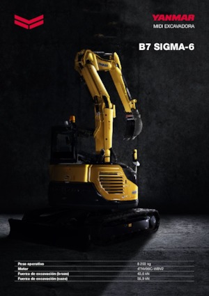 Lánctalpas kotrók Yanmar B 7 -6 CR
