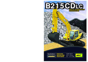 Lánctalpas kotrók Bell B215CDLC
