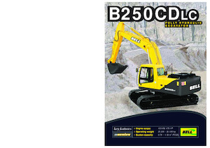 Lánctalpas kotrók Bell B250CDLC