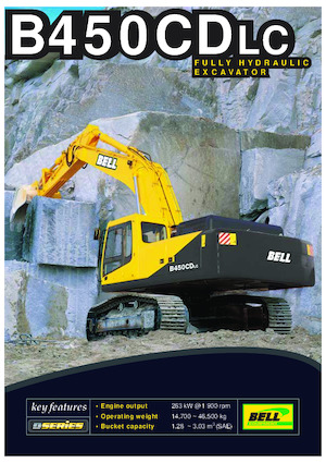Lánctalpas kotrók Bell B450CDLC