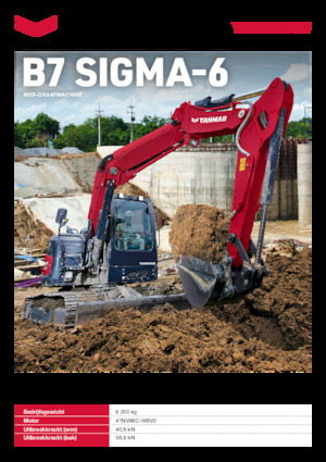 Lánctalpas kotrók Yanmar B7-6 