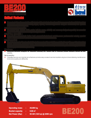 Lánctalpas kotrók Beml BE200