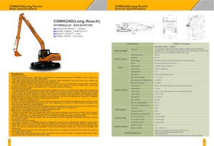 Lánctalpas kotrók Lonking CDM6240