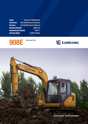 Lánctalpas kotrók Liugong 908E
