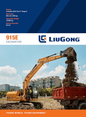 Lánctalpas kotrók Liugong 915E