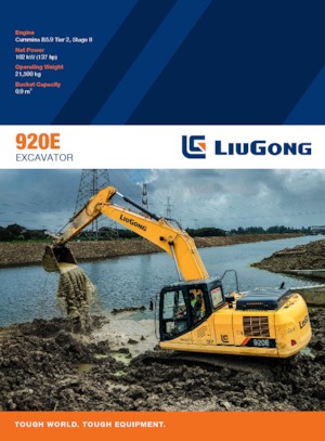 Lánctalpas kotrók Liugong 920E