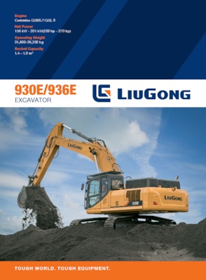 Lánctalpas kotrók Liugong CLG930EIV 