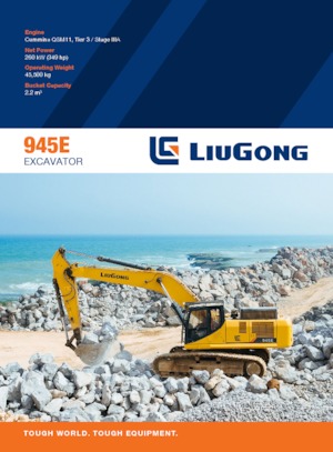 Lánctalpas kotrók Liugong 945E 