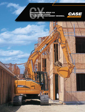 Lánctalpas kotrók Case CX 225 SR