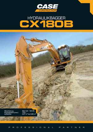 Lánctalpas kotrók Case CX 180 B LC