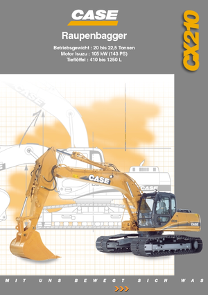 Lánctalpas kotrók Case CX 210