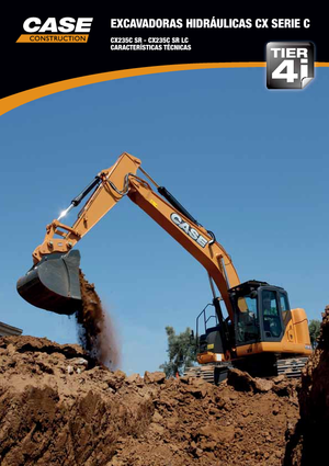 Lánctalpas kotrók Case CX235CSR 