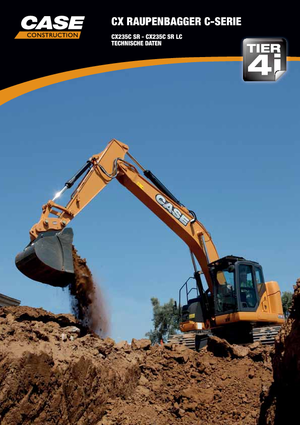 Lánctalpas kotrók Case CX235CSR 