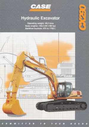 Lánctalpas kotrók Case CX 290