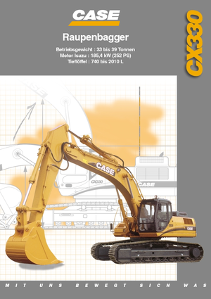 Lánctalpas kotrók Case CX 330