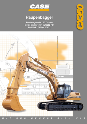 Lánctalpas kotrók Case CX 350