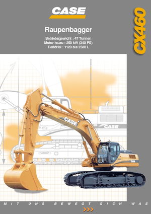 Lánctalpas kotrók Case CX 460