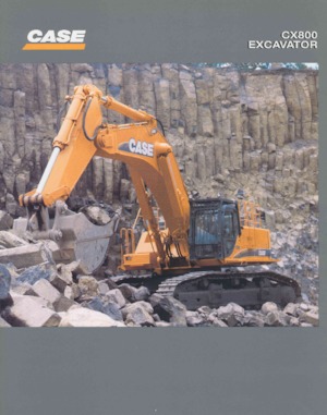 Lánctalpas kotrók Case CX 800
