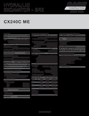 Lánctalpas kotrók Case CX240C ME