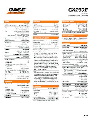 Lánctalpas kotrók Case CX260E