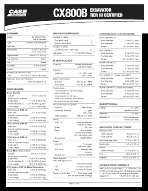 Lánctalpas kotrók Case CX800B