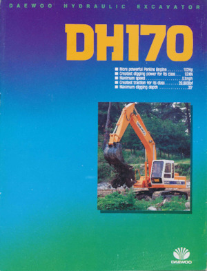 Lánctalpas kotrók Daewoo DH170