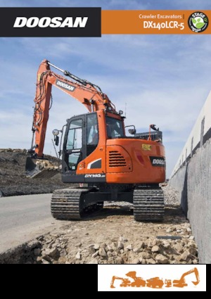 Lánctalpas kotrók Doosan DX140LCR-5