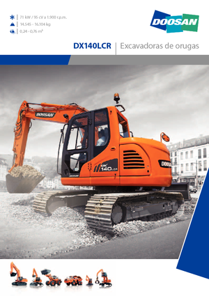Lánctalpas kotrók Doosan DX 140 LCR