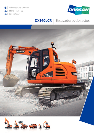 Lánctalpas kotrók Doosan DX 140 LCR