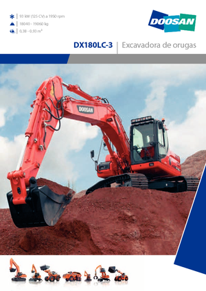Lánctalpas kotrók Doosan DX180LC-3