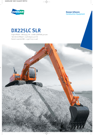 Lánctalpas kotrók Doosan DX255LC SLR