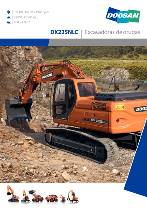 Lánctalpas kotrók Doosan DX 225 N LC