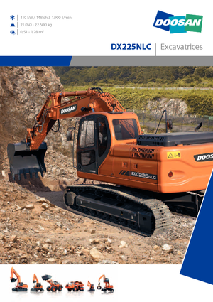 Lánctalpas kotrók Doosan DX 225 N LC