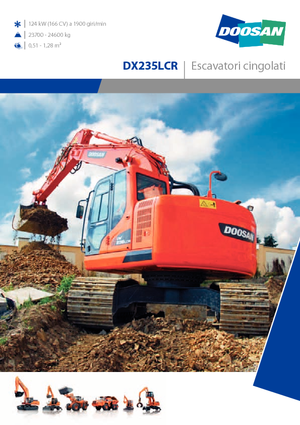 Lánctalpas kotrók Doosan DX235LCR