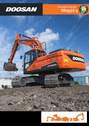 Lánctalpas kotrók Doosan DX255LC-5