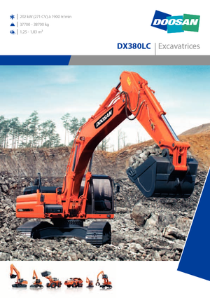 Lánctalpas kotrók Doosan DX 380 LC