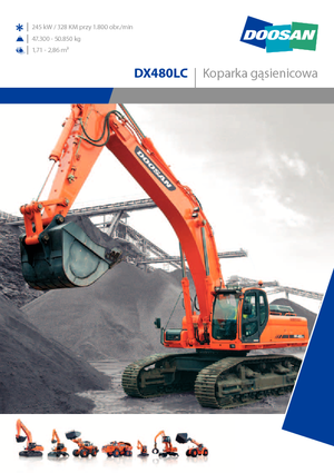 Lánctalpas kotrók Doosan DX 480 LC