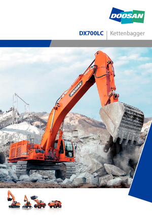 Lánctalpas kotrók Doosan DX700LC